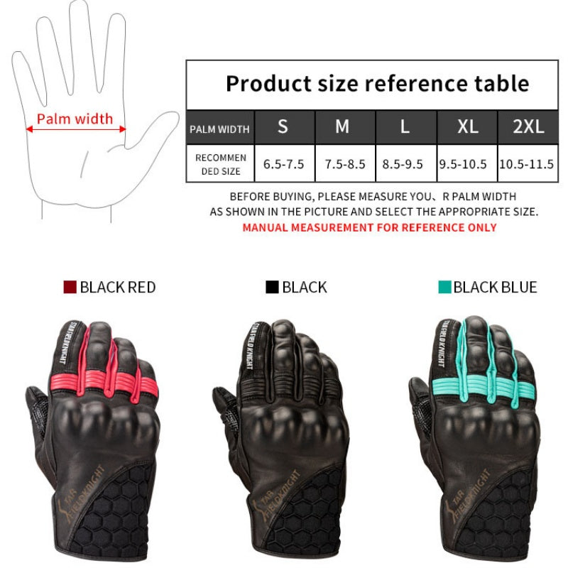 Leather Gloves Motorcycle Gloves Riding Gloves