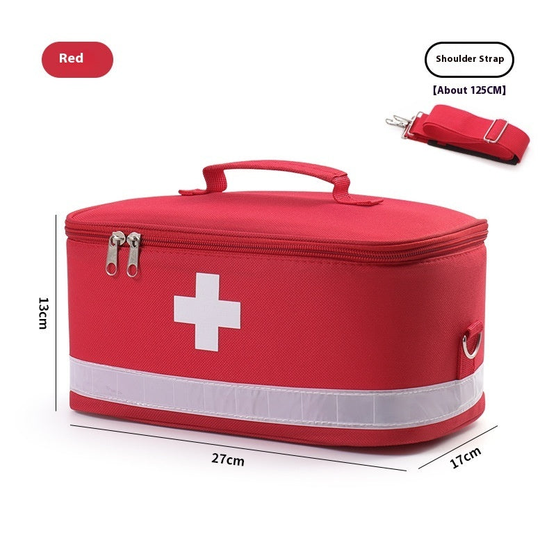 Portable First Aid Kits Family Pack Large Travel Medicine Medicine Storage Box Small